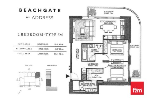 Apartment in Dubai Harbour, Dubai 2 bedrooms, 128.6 sq.m. № 96482 - photo 10