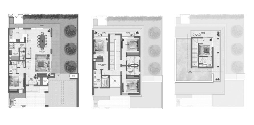 4 bedrooms Villa floor plan «VILLA 4BR» in Avena