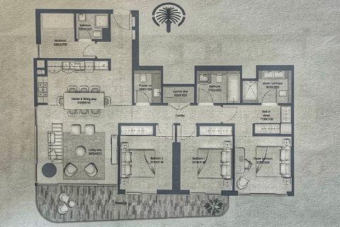 Appartement à Palm Jumeirah, Dubai, 3 chambres, 164 m², № 31073 - photo 3