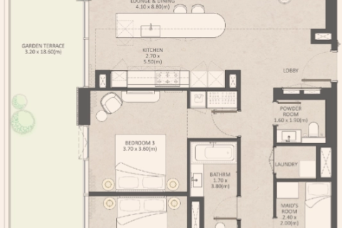 Apartamento en Dubai, 3 dormitorios, 247 m², № 17312 - foto 21