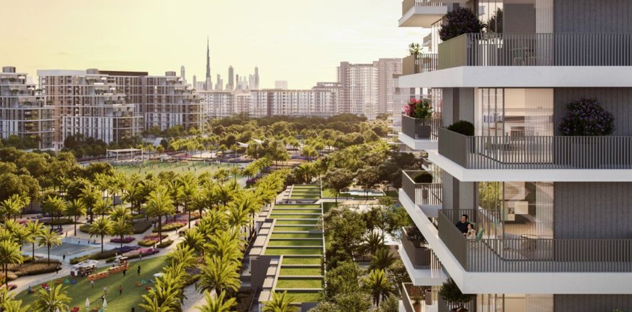 Квартира в Дубай Хилс Эстейт, Дубай, 2 спальни, 104.4м², № 90406