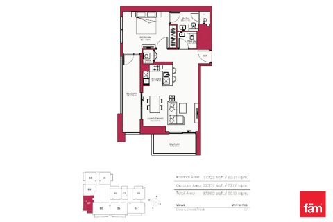 Appartement à Dubai, 1 chambre, 90.2 m², № 6149 - photo 5