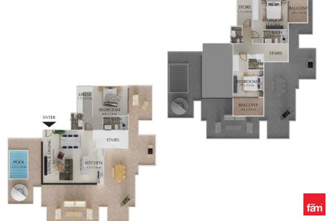 Apartamento en Dubai, 3 dormitorios, 270.9 m², № 43016 - foto 29