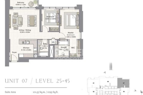 Apartment in Dubai Creek Harbour (The Lagoons), Dubai 2 bedrooms, 110 sq.m. № 19873 - photo 17