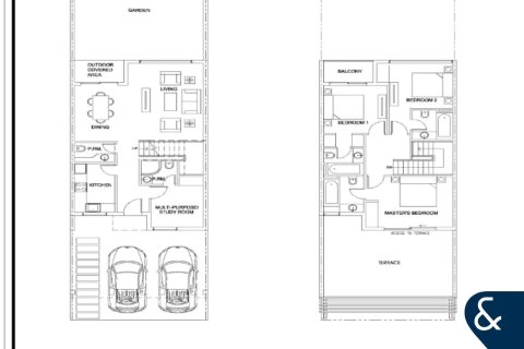 Купить таунхаус в DAMAC Hills (Akoya by DAMAC), Дубай: 3 спальни, 152м², № 98373 - фото 13