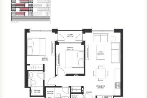 Купить квартиру в Рас-аль-Хоре, Дубай: 2 спальни, 78.7м², № 90336 - фото 8