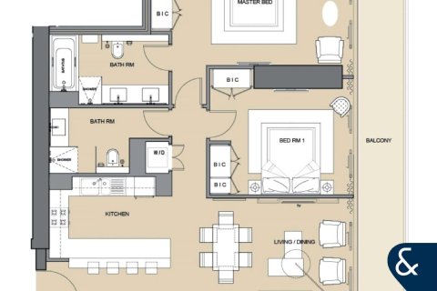 Купить квартиру в Marina Gate, Дубай Марина, Дубай: 2 спальни, 116м², № 76022 - фото 15