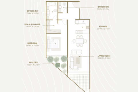 Apartamento en Palm Jumeirah, Dubai, 1 dormitorio, 87 m², № 92564 - foto 8