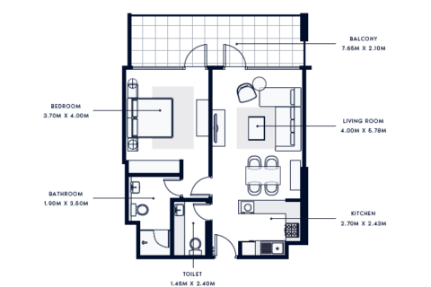 Apartment in Dubai Studio City, Dubai studio № 92544 - photo 5