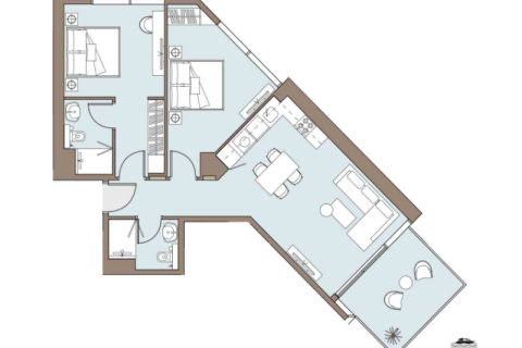 Apartment in Maritime City, Dubai 1 bedroom № 92445 - photo 10