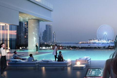 Appartement à Dubai Harbour, Dubai, 1 chambre, 108 m², № 58355 - photo 2