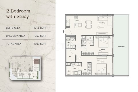 Apartment in Al Sufouh, Dubai 2 bedrooms, 104 sq.m. № 113057 - photo 20