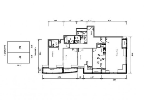 Appartement à Princess Tower, Dubai Marina, Dubai, 3 chambres, 186.5 m², № 49735 - photo 31