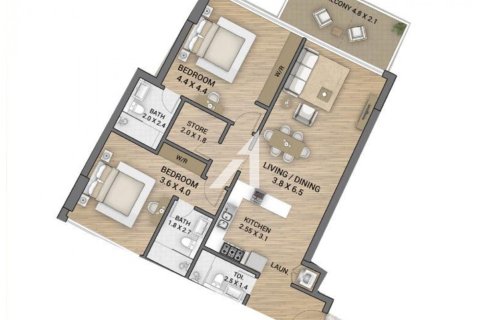 Купить квартиру в Дубае: 2 спальни, 118.8м², № 56105 - фото 26