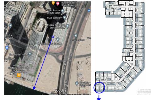 شقة في Marasi Business Bay, دبي 1غرف نوم, 44 م² رقم 30986 - صورة 1