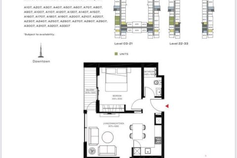 Appartement à Dubai, 2 chambres, 74 m², № 30982 - photo 6