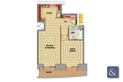 Appartement à Dubai Marina, Dubai, 1 chambre, 80 m², № 91653 - photo 14