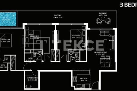 Appartement à Jumeirah Lake Towers, Dubai, 2 chambres, 102 m², № 9582 - photo 19