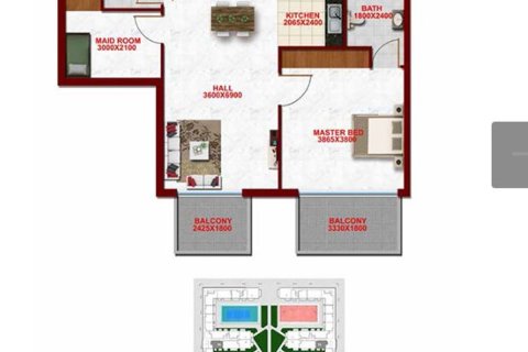 Apartment in Dubai Studio City, Dubai 1 bedroom, 76.2 sq.m. № 14360 - photo 19