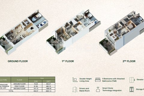 Maison de ville à Dubai, 4 chambres, 258 m², № 111387 - photo 4
