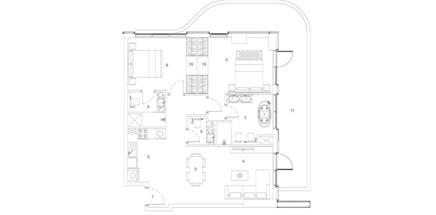 Apartment in THE ORCHARD PLACE in Jumeirah Village Circle, Dubai 2 bedrooms, 120.56 sq.m. № 31177