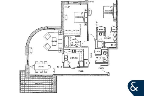 Appartement à The Links, The Views, Dubai, 2 chambres, 145 m², № 75465 - photo 10
