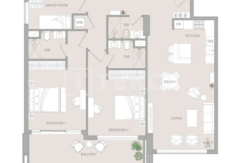 Apartment in Dubai Land, Dubai 1 bedroom, 73 sq.m. № 12948 - photo 16