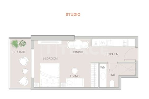 Apartment in Jumeirah Village Triangle, Dubai studio, 47 sq.m. № 49753 - photo 12