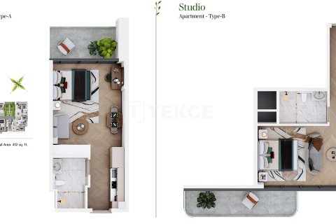 Appartement à Dubai Sports City, Dubai, 2 chambres, 107 m², № 59251 - photo 20