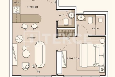 Купить квартиру в Джумейра Вилладж Серкл, Дубай: 1 спальня, 52м², № 22788 - фото 15