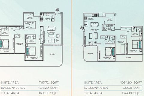 Apartamento en Dubai, 3 dormitorios, 137 m², № 94487 - foto 28