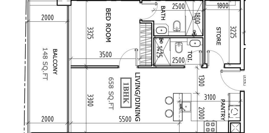 Apartamento en Coventry Gardens 2 en Dubai Land, 1 dormitorio, 74.88 m², № 31468