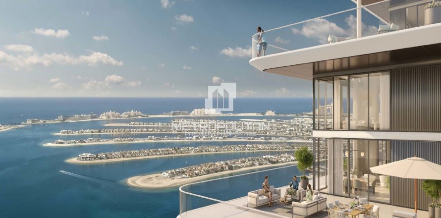 Квартира в EMAAR Beachfront, Dubai Harbour, Дубай, 1 спальня, 78м², № 73241