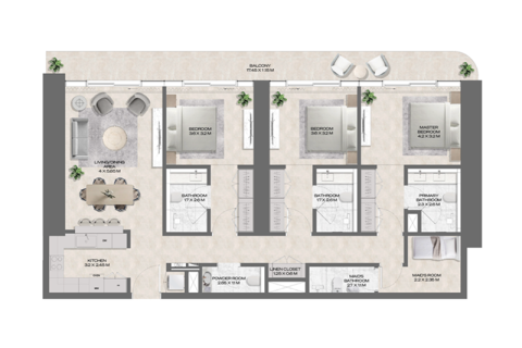 Apartment in Business Bay, Dubai 1 bedroom, 71 sq.m. № 92511 - photo 6