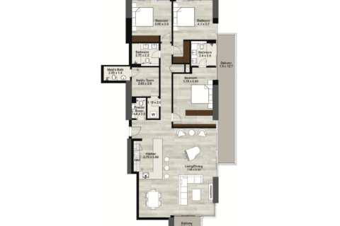 Apartment in Dubai Marina, Dubai 1 bedroom, 116 sq.m. № 92521 - photo 10