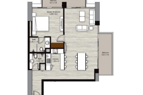 Apartment in Dubai Marina, Dubai 1 bedroom, 116 sq.m. № 92521 - photo 11