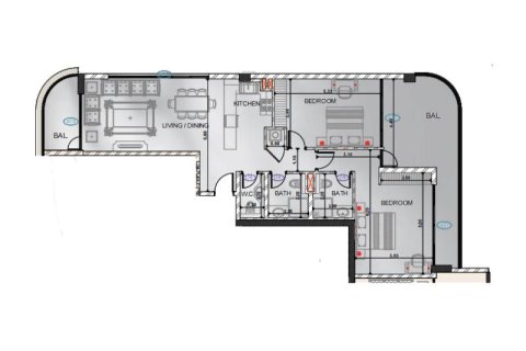 Appartement à Nadd Al Sheba, Dubai, 1 chambre, 76 m², № 92509 - photo 9