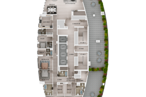 Apartment in Dubai Marina, Dubai studio № 92508 - photo 7