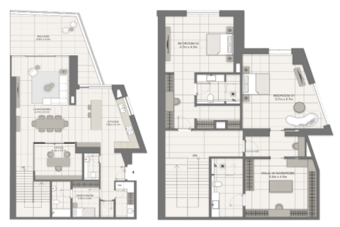 Apartment in Dubai Marina, Dubai 1 bedroom, 69 sq.m. № 92520 - photo 21