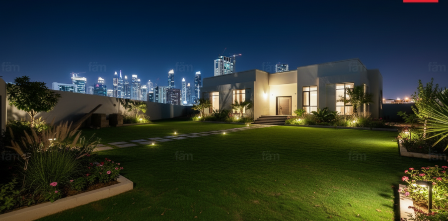 Вилла в Аль-Барше, Дубай, 4 спальни, 1202.6м², № 90322