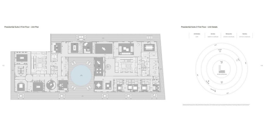 Penthouse à ARMANI BEACH RESIDENCES à Palm Jumeirah, Dubai, 12 chambres, 4071.91 m², № 31216