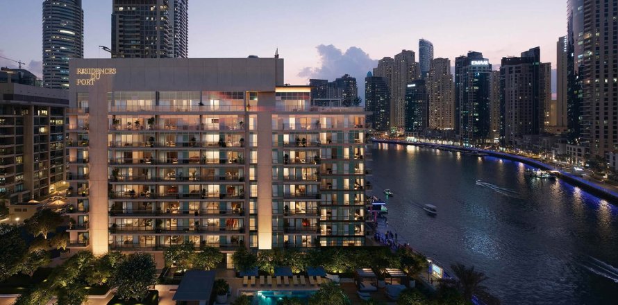 Квартира в Residences Du Port в Дубай Марине, Дубай, 1 спальня, 78м², № 103902