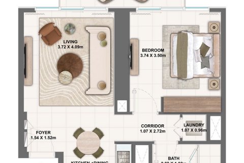 Apartment in Silva by Emaar in Dubai Creek Harbour (The Lagoons), Dubai 1 bedroom, 69 sq.m. № 103901 - photo 7