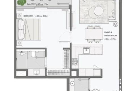 Apartment in Amaal 8 in Ras Al Khor 1 bedroom, 81 sq.m. № 103895 - photo 20