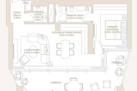 Apartment in EDEN HOUSE in Jumeirah, Dubai 1 bedroom, 105 sq.m. № 103903 - photo 4