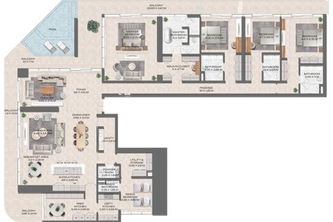 Appartement à DWTN Residences à Business Bay, Dubai, 1 chambre, 71 m², № 103900 - photo 3