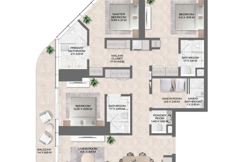 Appartement à DWTN Residences à Business Bay, Dubai, 1 chambre, 71 m², № 103900 - photo 2