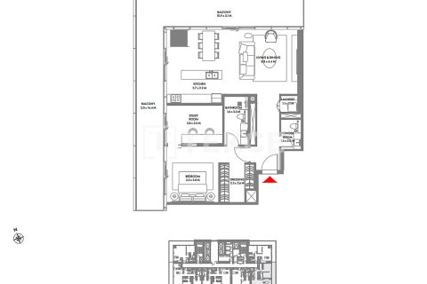 Appartement à Dubai Harbour, Dubai, 1 chambre, 119 m², № 99794 - photo 21