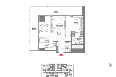 Appartement à Dubai Harbour, Dubai, 1 chambre, 119 m², № 99794 - photo 18