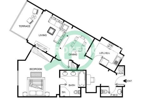 Appartement à Old Town, Dubai, 1 chambre, 92.1 m², № 1132 - photo 16